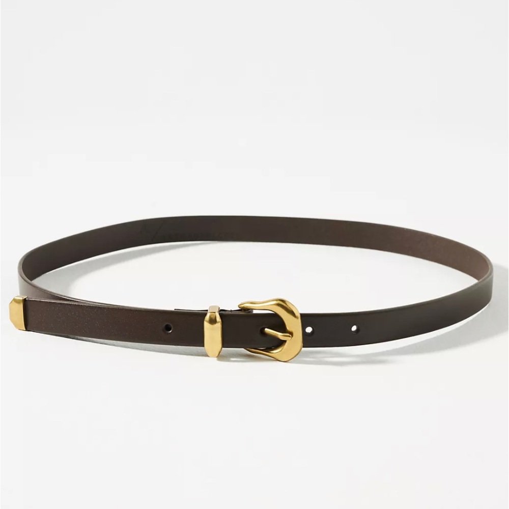 Anthropologie Leather Western Belt